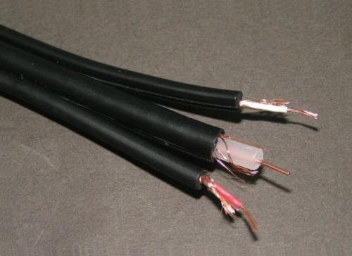 3-Core AV Cable Black 150m/drum